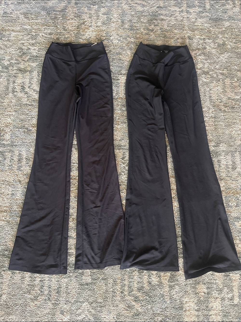 Old Navy Black Flare Yoga Pants - Pair